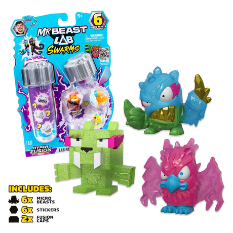 Moose Toys mrbeast swarms fusion pod serie 3 - 6 uds.
