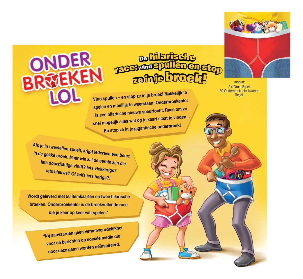 Diversión en ropa interior Tomy: divertido juego familiar