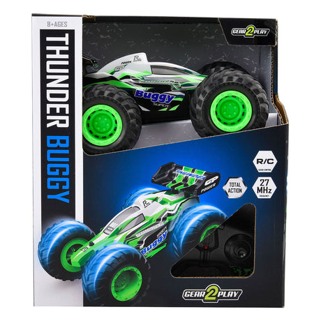 Gear2play rc thunder buggy 1:24 - ruedas grandes - coche controlable