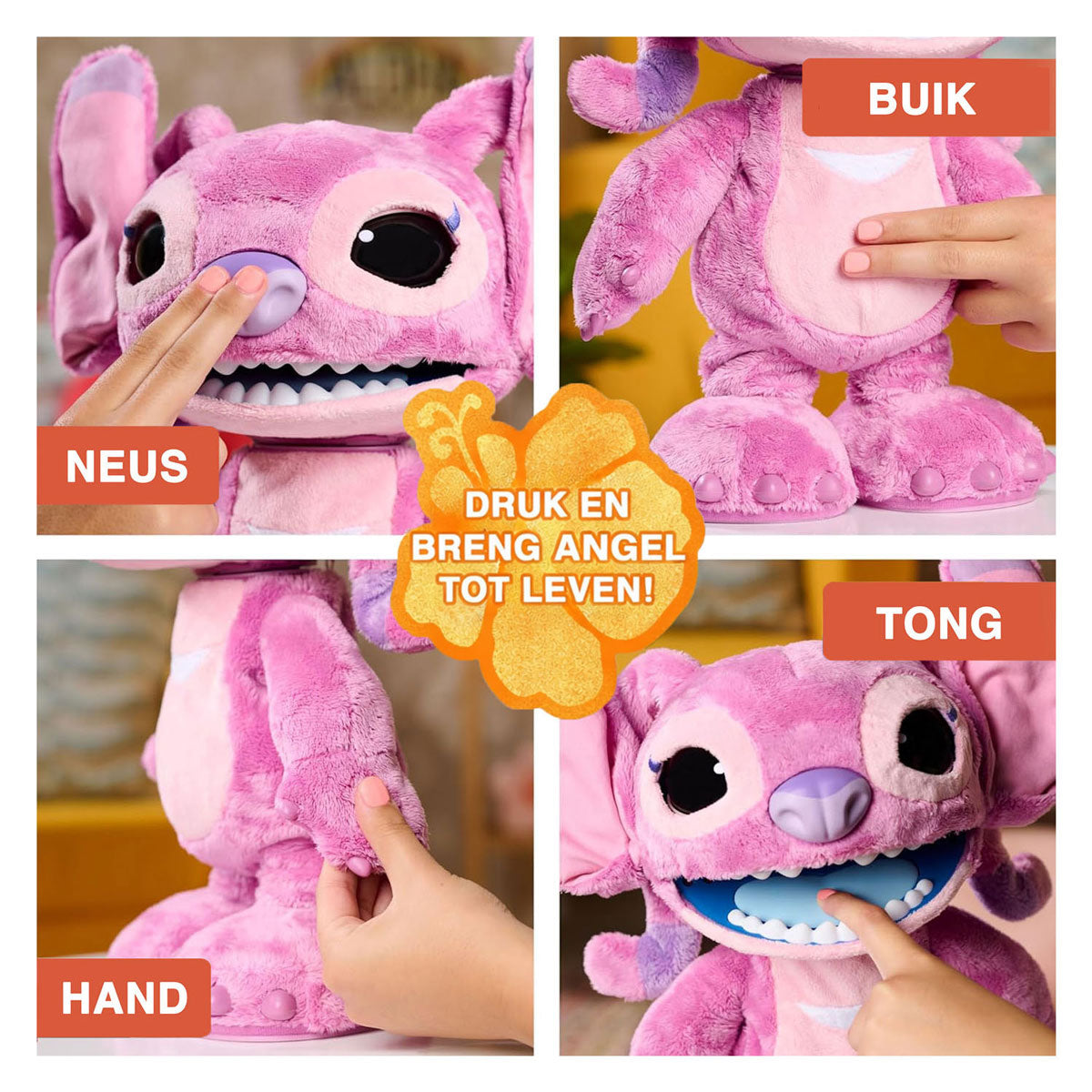 Peluche interactivo Just Play Stitch Ultimate Angel
