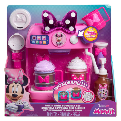 Cafetera de juguete Just Play Disney Minnie Mouse Rise Shine – con sonido ligero