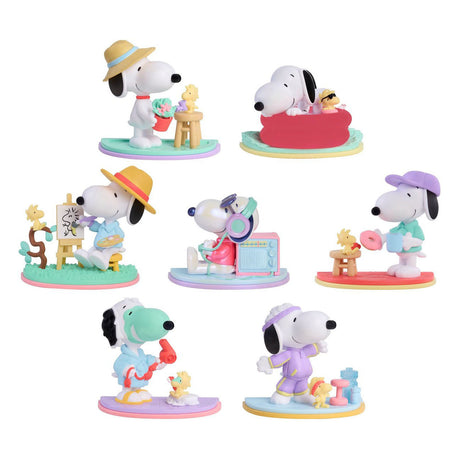 Caja ciega coleccionable Just play happy haul maní snoopy moody mondays