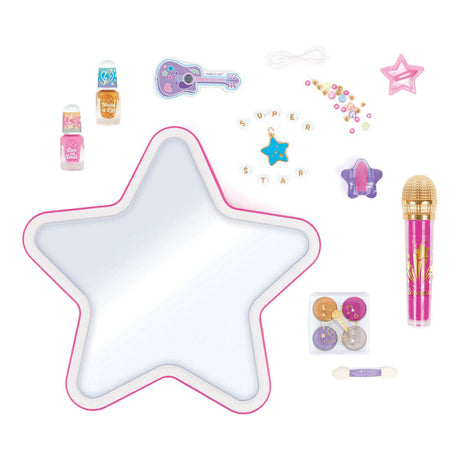 Make it real – estudio de belleza glamuroso detrás del escenario – juego de pulseras de maquillaje