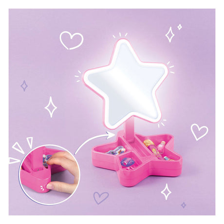 Make it real – estudio de belleza glamuroso detrás del escenario – juego de pulseras de maquillaje