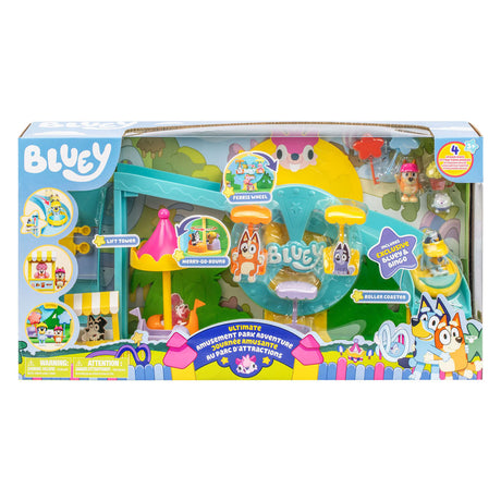 Moose juguetes bluey y bingo juego de parque de atracciones definitivo