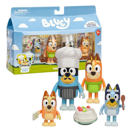 Set de juego de postre Moose Toys Bluey - 4 figuras