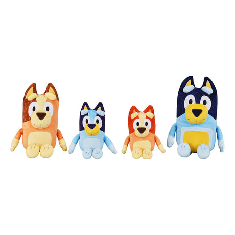 Juego de peluches Moose Toys Bluey - 4 piezas.