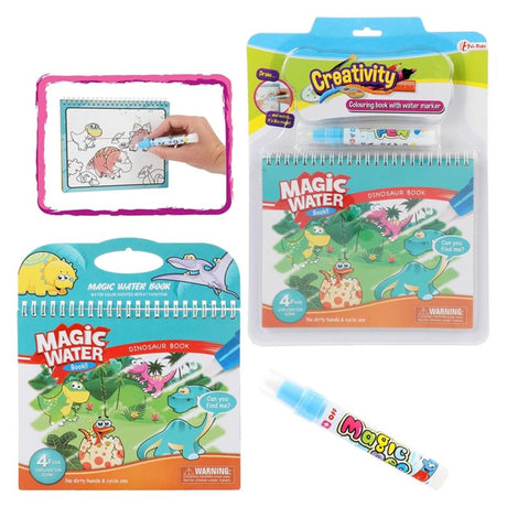 Toi-toys toi toys libro para colorear con agua 'dino' + rotulador