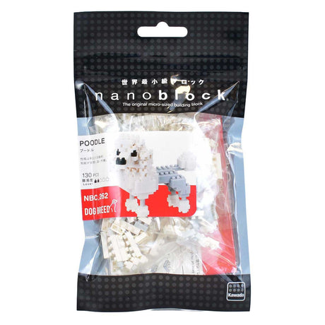 Nanoblock juego de construcción de nanobloques caniche - 130 piezas.
