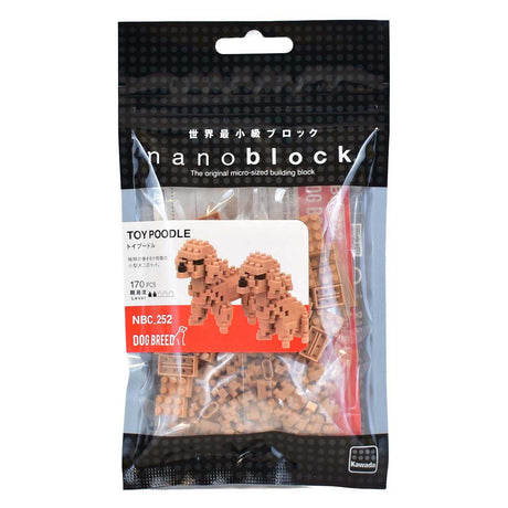 Nanoblock juego de construcción de nanobloques caniche - 170 piezas.