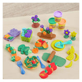 Juego de jardín Play-doh con 8 macetas de barro - 20 piezas.
