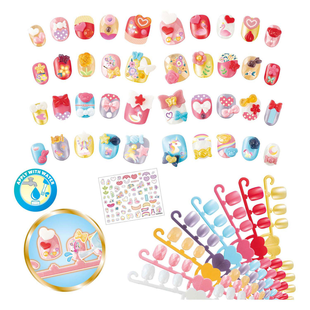 Recambio de set de uñas brillantes Aquabeads