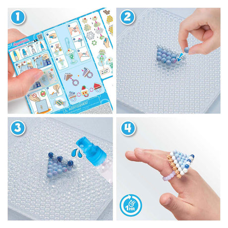 Aquabeads craft set accesorios dulces - set completo de manualidades 700 cuentas en 31 colores