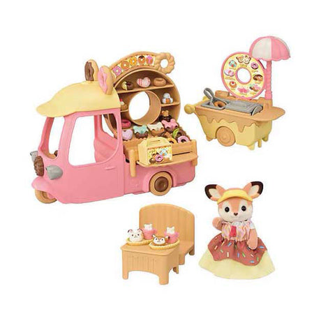 Familias Sylvanian 5808 carrito de donas dip dip