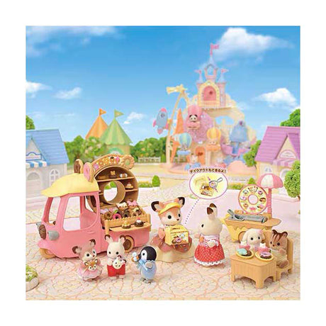 Familias Sylvanian 5808 carrito de donas dip dip