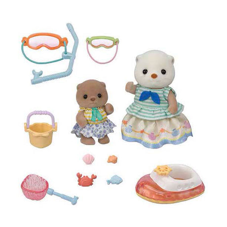 Sylvanian Families 5804 Sea Otter Sisters - Conjunto de snorkel llamativo