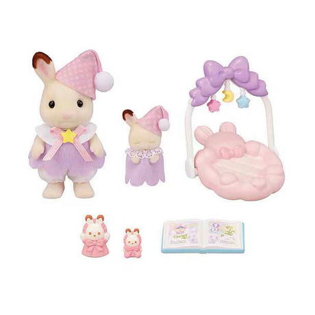 Familias Sylvanian 5806 sueño soñoliento conjunto hermano-hermana