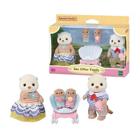 Familias Sylvanian 5803 familia de nutrias marinas