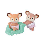 Sylvanian family 5800 ciervos gemelos - 2 figuras de juego suaves y aterciopeladas