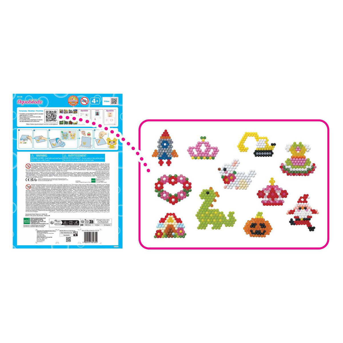 Caja escolar Aquabeads - 5000 cuentas