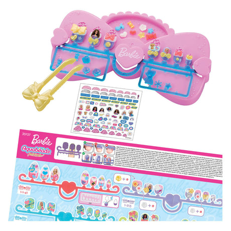 Kit de diseño de Barbie para salón de uñas Aquabeads