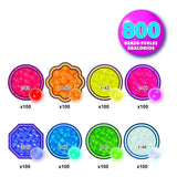 Recambio Aquabeads colores neón - 800 perlas