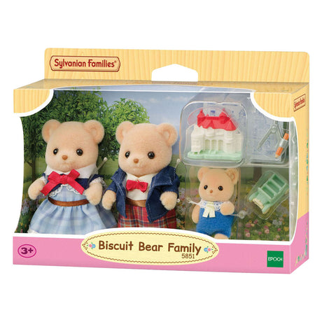 Sylvanian Families 5851 Oso de galleta familiar - extra esponjoso y suave