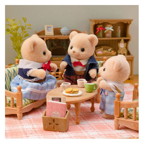 Sylvanian Families 5851 Oso de galleta familiar - extra esponjoso y suave