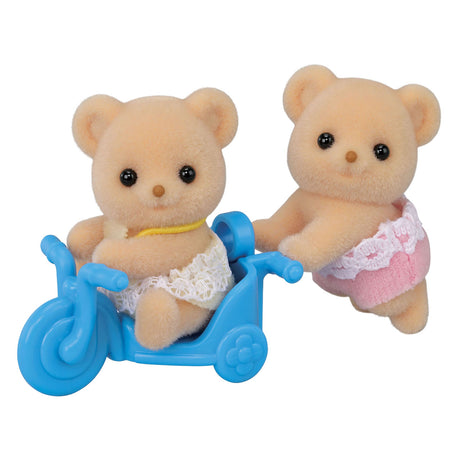 Familias Sylvanian 5853 oso gemelo de galletas
