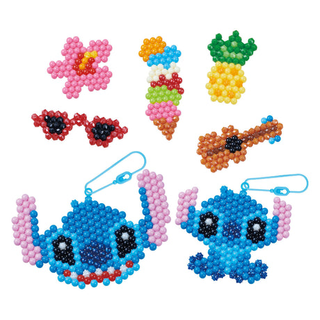 Juego de llaveros de puntadas Aquabeads (700 cuentas) juego de manualidades - cuentas que se pegan con agua