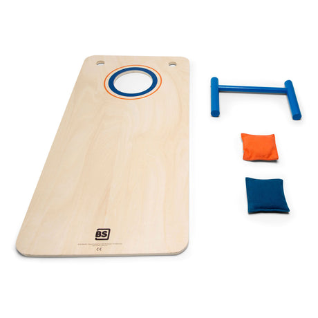 Bs toys juego cornhole - juego de puf - juguetes al aire libre a partir de 8 años - juego de lanzamiento de puf - juegos para niños - juguetes de exterior - juego al aire libre - juegos al aire libre - juguetes de jardín - regalo para niño