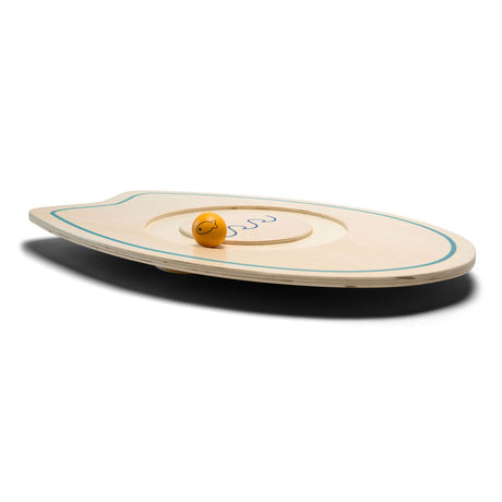 Bs toys tabla de surf de juego de equilibrio de juguete para exteriores - 50 cm - juguetes de madera - juguetes de equilibrio - juego de equilibrio - regalo para niños