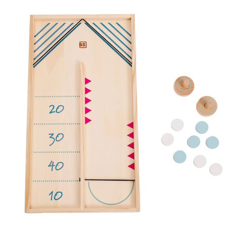 Bs toys juego de acción de hockey de mesa y disco de honda - juego de mesa 2 en 1 - juguetes para niños - a partir de 6 años - 2 jugadores