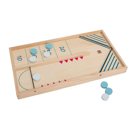 Bs toys juego de acción de hockey de mesa y disco de honda - juego de mesa 2 en 1 - juguetes para niños - a partir de 6 años - 2 jugadores