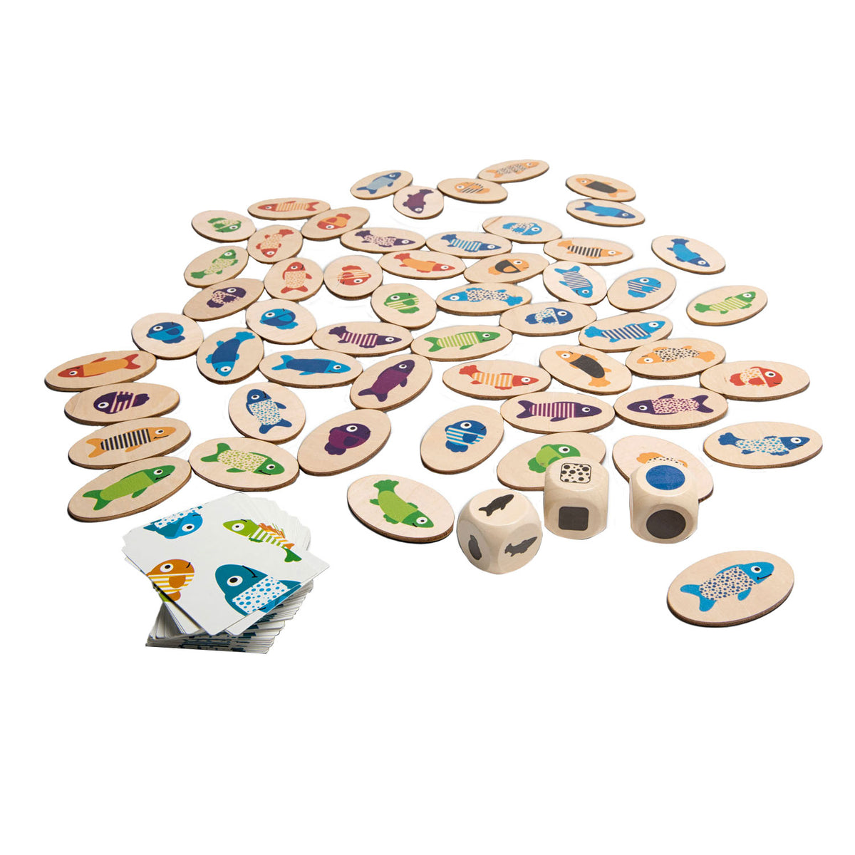 BS Toys Juego de Madera Encuentra el Pez