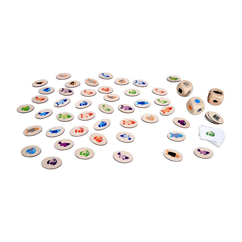 BS Toys Juego de Madera Encuentra el Pez