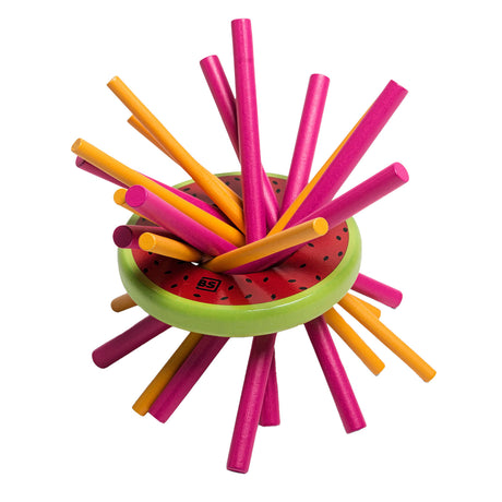 BS Toys Juego de madera Mikado melón, 31 piezas.