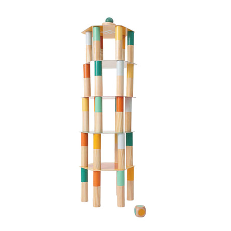 Bs toys mega juego de equilibrio de madera, 38 uds.