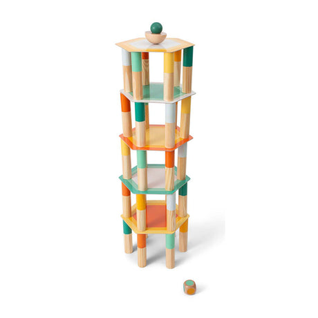 Bs toys mega juego de equilibrio de madera, 38 uds.
