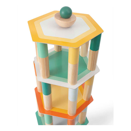 Bs toys mega juego de equilibrio de madera, 38 uds.