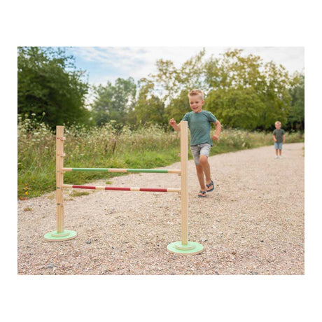 Bs juguetes - valla de salto de madera - madera fsc - caballo de hobby - vallas - apto a partir de 6 años