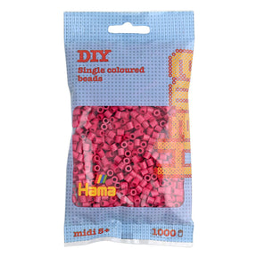 Cuentas para planchar Hama midi - rojo cálido (029), 1000 uds.