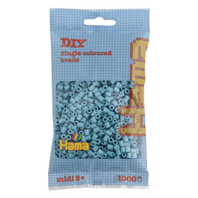 Cuentas para planchar Hama midi - turquesa (031), 1000ud.