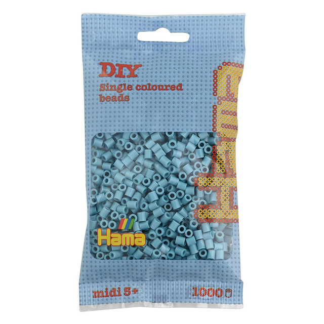 Cuentas para planchar Hama midi - turquesa (031), 1000ud.