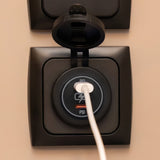 Línea de alimentación 2x ​​USB-C PD cargador