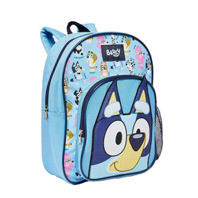 Mochila con bolsillo delantero azul celeste