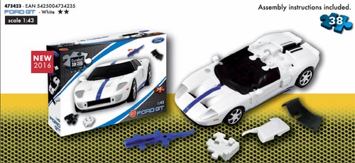 Van der Doelen Eureka Puzzle 3D de un Ford GT de 38 piezas