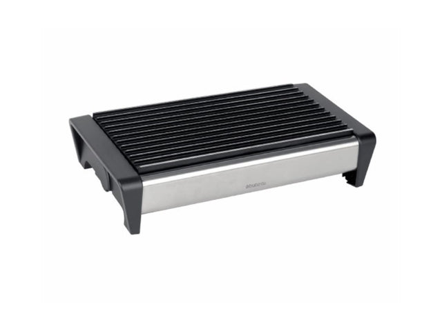 Calientaplatos Brabantia 2 fuegos acero mate
