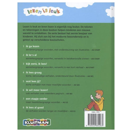 Leer a Kluitman es divertido. ¡Quiero leer más! avi-m3
