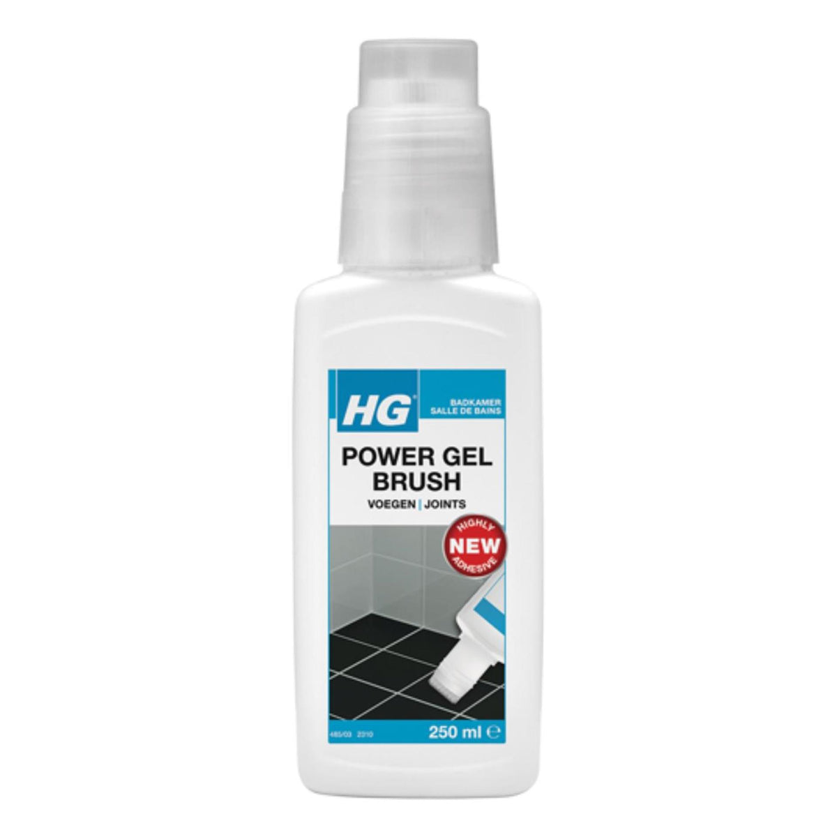 Hg power gel cepillo añadir 250ml